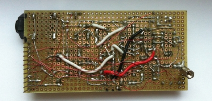 The first prototype (bottom side)