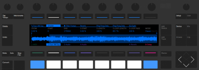 A screenshot of the Push2 Emulator
